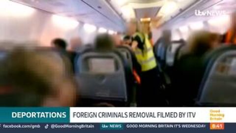A journalist has filmed illegal Migrants - some convicted of Murder - being given £2,000 on a flight
