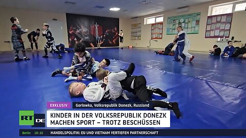 Exklusiv aus Donezk: Kinder verfolgen trotz Beschuss ihren Traum