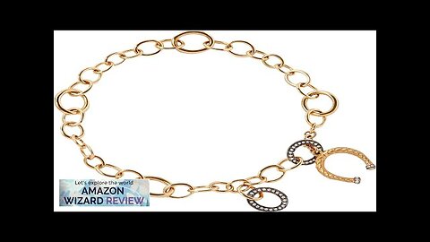 Annoushka 18ct Yellow Gold Charm Bracelet with Silver Diamonds (0.12ct)A high polished 18ct Review