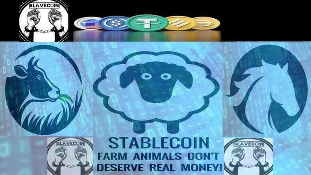 STABLECOIN = SLAVECOIN: Farm Animals Dont Deserve Real Money