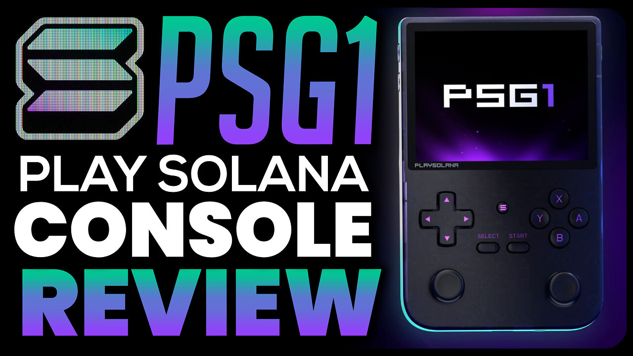 PLAY SOLANA (PSG1) Review // Web3 Handheld Gaming Console