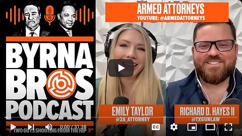 Byrna Bros Podcast--Armed Attorneys Discuss NON-LETHAL Options