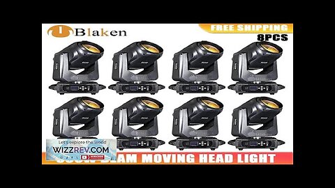 No Tax 8PCS LED 300w Beam Moving Head 300W Audience Light Review