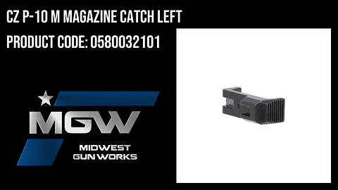 CZ P-10 M Magazine Catch Left - 0580032101