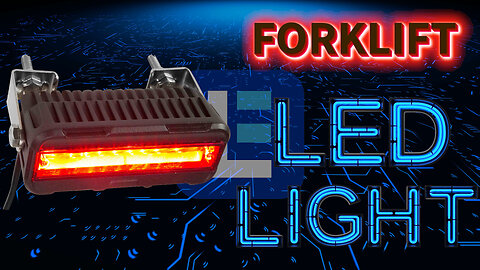 LED Forklift Zone Light - Pedestrian Safety - Red Light