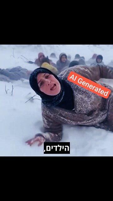 🇵🇸 ‼️ AI-generated “suffering”in the Gaza Strip