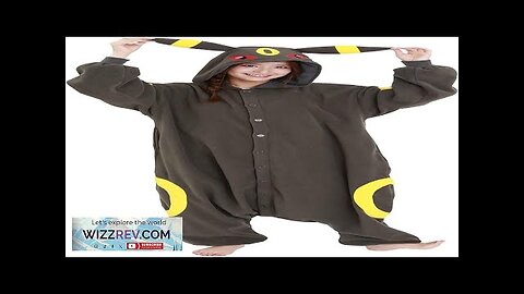 SAZAC Pokemon Umbreon Kigurumi Adult Onesie Halloween Costume Cosplay Jumpsuit Review