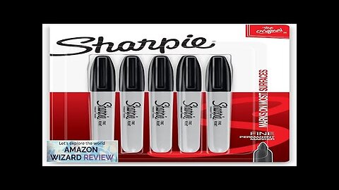 Sharpie Permanent Markers Fine Point Black 5 Review