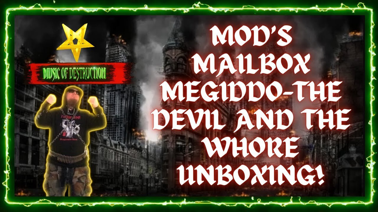 ⛧MOD's Mailbox | Megiddo-The Devil And The Whore | Unboxing⛧