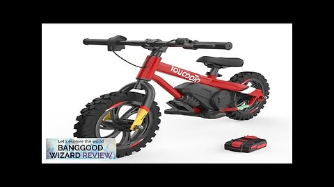 USA DIRECT Youmota KB12 Kids Electric Balance Bike 18.5V 4Ah Removable Battery Review