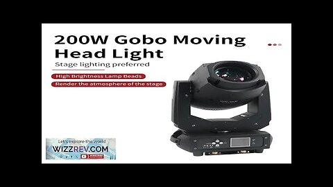 LED 200W Moving Head Lights Beam DJ Stage Lights Night Clubs Merry Review