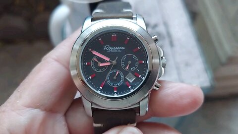 Rousseau R255-122 Multifunction Automatic Chronograph Wristwatch (REVIEW)