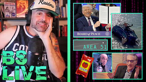 Broken Sim Live!: Rogan Snubbed By Globes + Trump's 'Board of Peace' + New UFO Footage