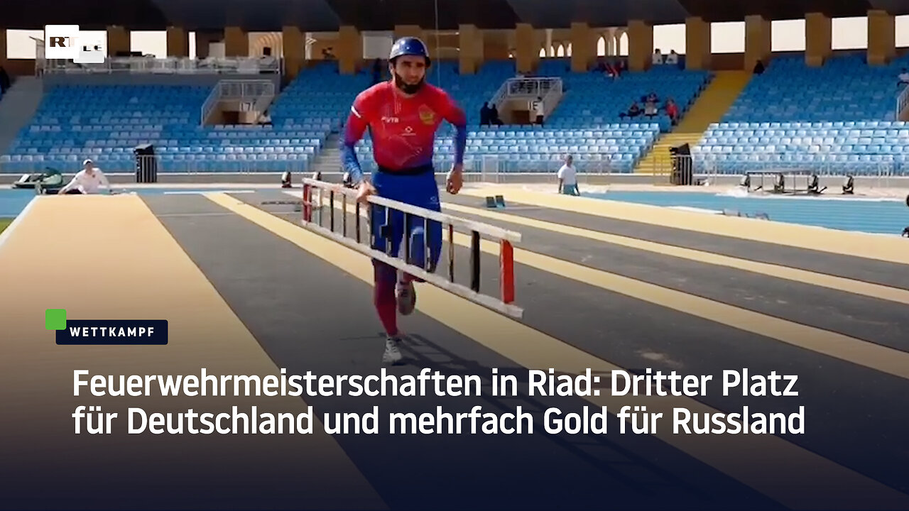 Feuerwehrmeisterschaften in Riad: Dritter Platz für Deutschland und mehrfach Gold für Russland