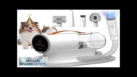 AIRROBO Dog Grooming Vacuum Dog Hair Vacuum12000Pa Strong Pet Grooming Vacuum Review