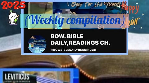 Happy New-years Everyone! )Weekly Compilations) Leviticus 22:01,19, (King James Bible)