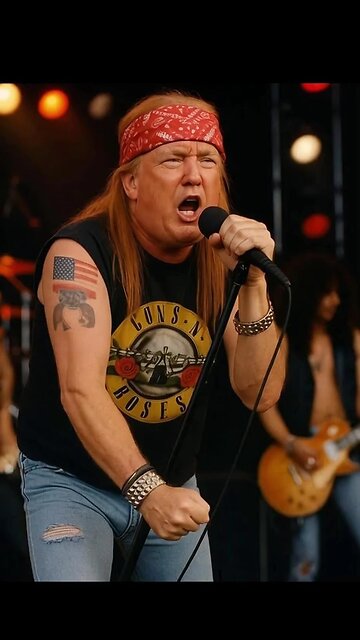 Guns and roses by trump
