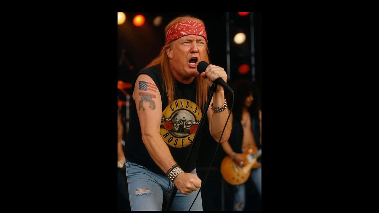 Guns and roses by trump