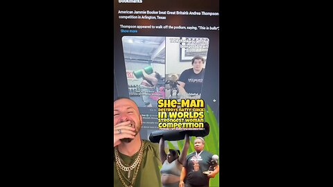 She-Man Destroys Natty Chick in World Strongest Woman Competition