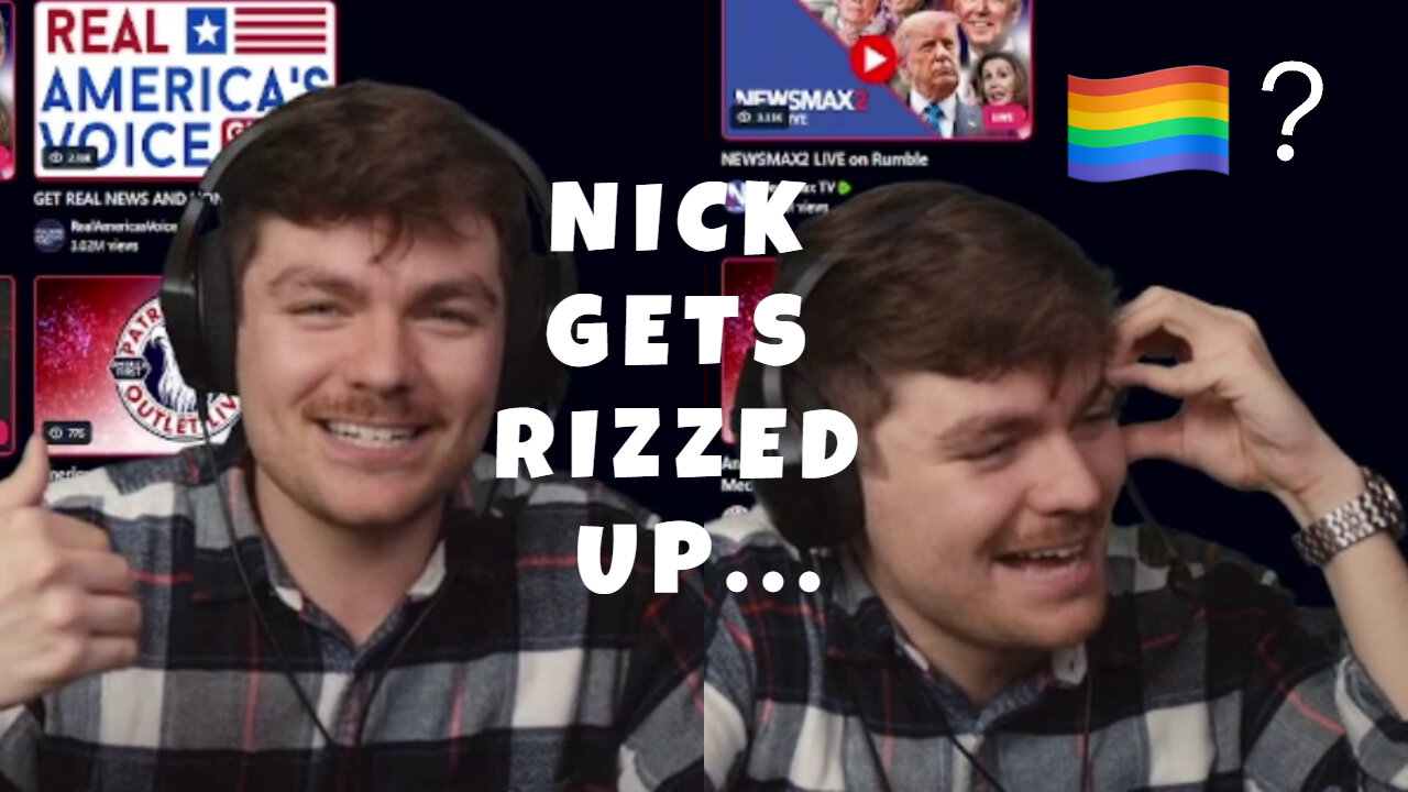 Nick Fuentes gets rizzed up by a GUY?!