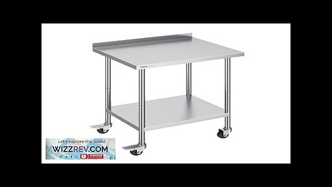 VEVOR 24 x 30 x 40 Inch Stainless Steel Work Table Commercial Review