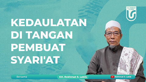 Kedaulatan di Tangan Pembuat Syari'at