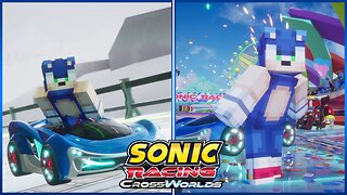 Minecraft Sonic vs Crystal Grand Prix - Sonic Racing Crossworlds -By Cynessa [MANY LOSSES]