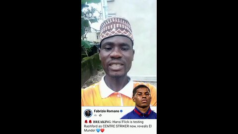 According to Hansi Flick I will be testing Marcus Rashford as a central striker