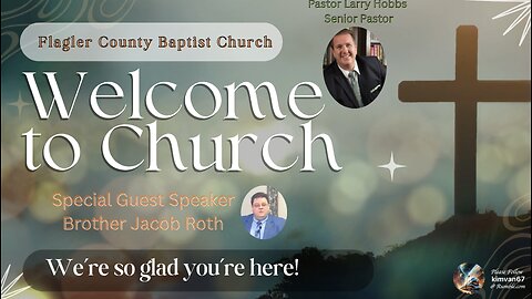 The Convincing Mission Wednesday Evening (Guest Speaker Brother Roth)