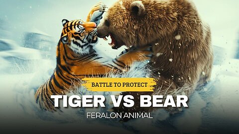 Tiger vs Bear – The Ultimate Battle of Wild Predators!