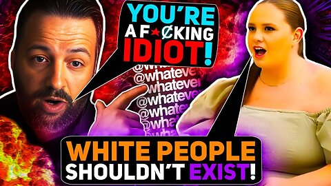 Andrew FLAMES Rac!st Obese Feminist's Vile Anti-Men Hate Speech—She Gets OBLITERATED