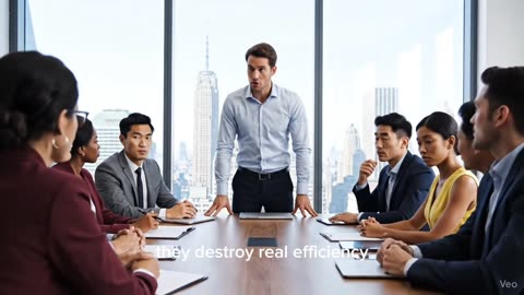 Productivity is overwhelmed by unnecessary management meetings and paperwork For Everyone