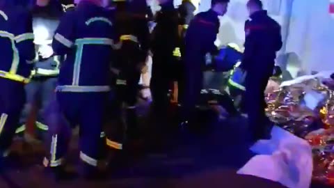 At least 12 injured, after a hand grenade was thrown into a bar in Grenoble, France.