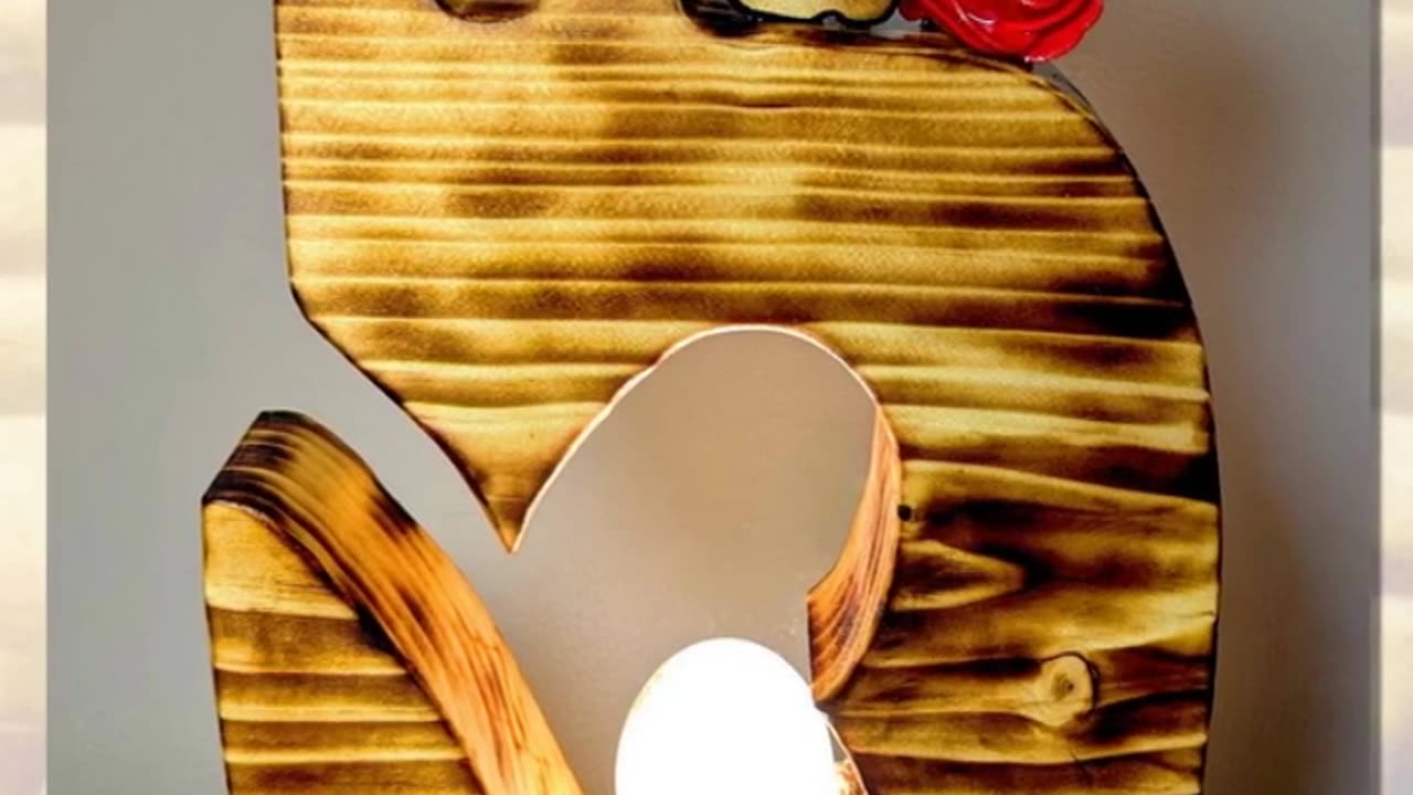 Muy creativas estas lámparas hechas en base a trozos de madera