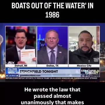 Chuck Schumer wrote the Maritime Drug Law Enforcement Act of 1986