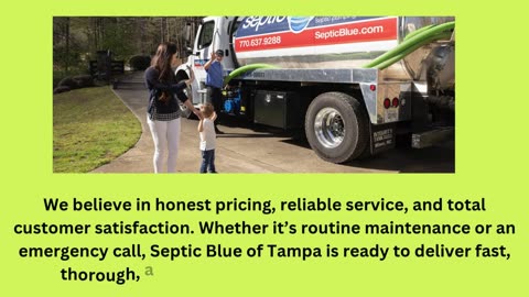 Septic Pumping Lutz | Septic Blue of Tampa”