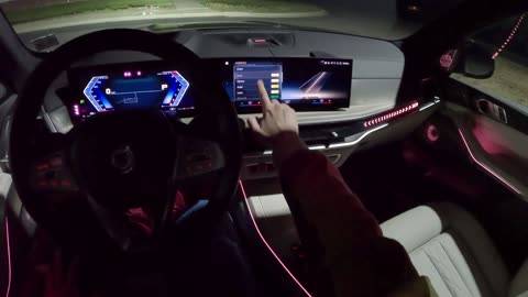 2023 BMW Alpina XB7 - POV Night Drive (Binaural Audio)