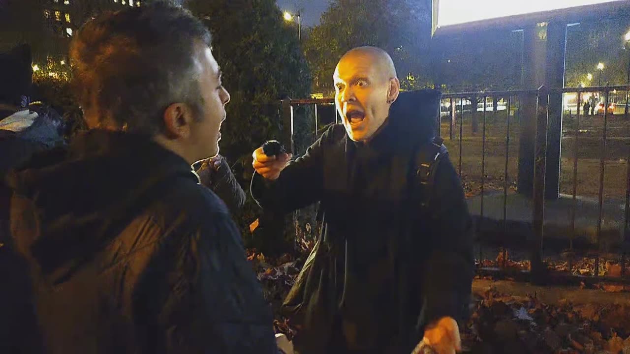 Some Christians Speak To Some Hamas Supporters At Speakers Corner.