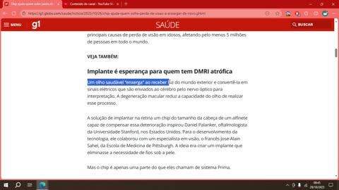 Chip ajuda quem sofre perda de visão a enxergar de novo.mp4