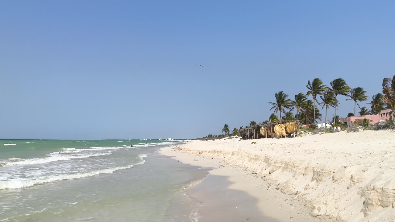 Sisal - Yucatán - 4k - Walking tour - Parte 5