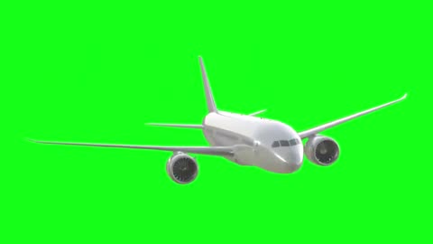 Airplane Pack Fly - FREE Green Screen!