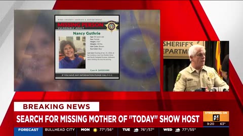 Crime investigation underway after mother of 'Today' show host goes missing in AZ