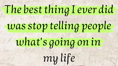 Why Staying Silent Changed My Life