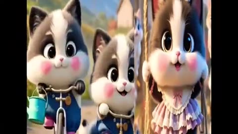 We ride a bike together and have fun.