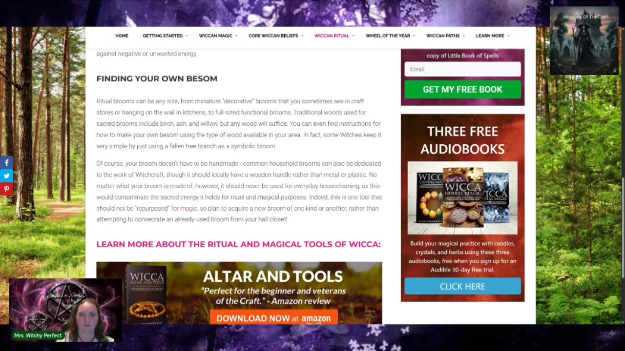 Whispers of the Craft Episode 66- The Wiccan Broom: What Your Besom Really Does