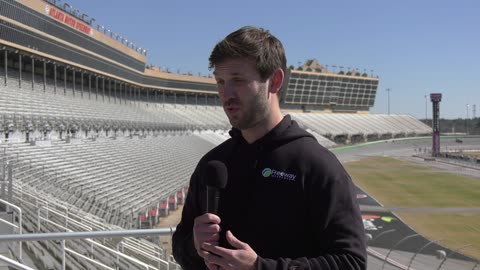 Daniel Suarez Revs Up Atlanta Motorspeedway