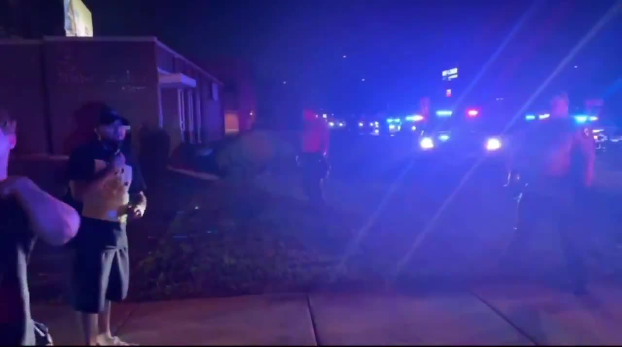Unlawful assembly declared outside ICE facility in Broadview, Illinois.