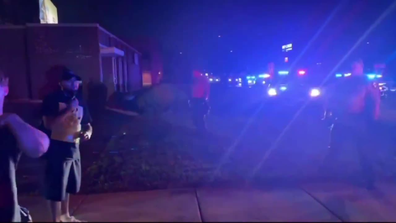 Unlawful assembly declared outside ICE facility in Broadview, Illinois.
