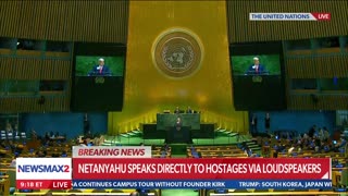 LIVE: Israeli PM Benjamin Netanyahu Addresses United Nations | NEWSMAX2