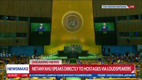 LIVE: Israeli PM Benjamin Netanyahu Addresses United Nations | NEWSMAX2